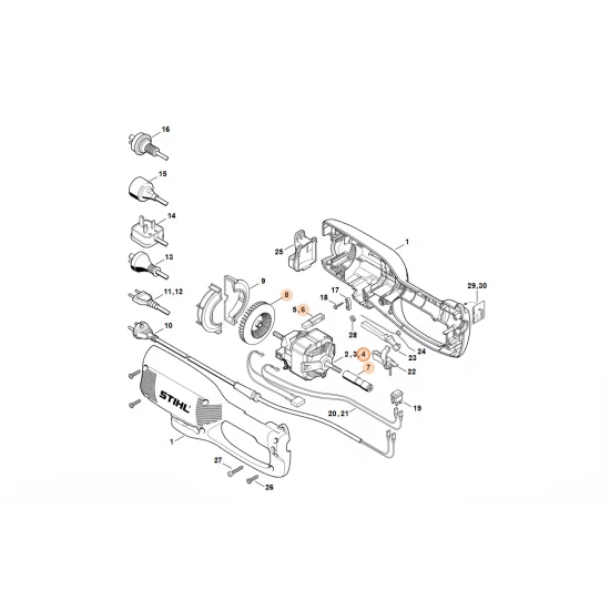 STIHL  Silnik elektryczny 230V (0,6kW) 6440 600 0200